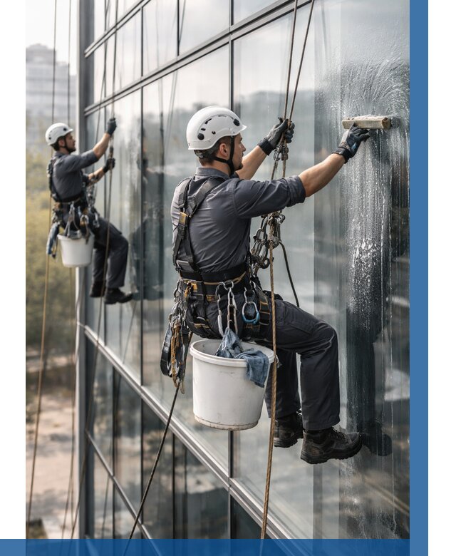 Мойка сплошного остекления в Домодедове, заказать от 316 р.| ВЫСОТНИК-Дмд