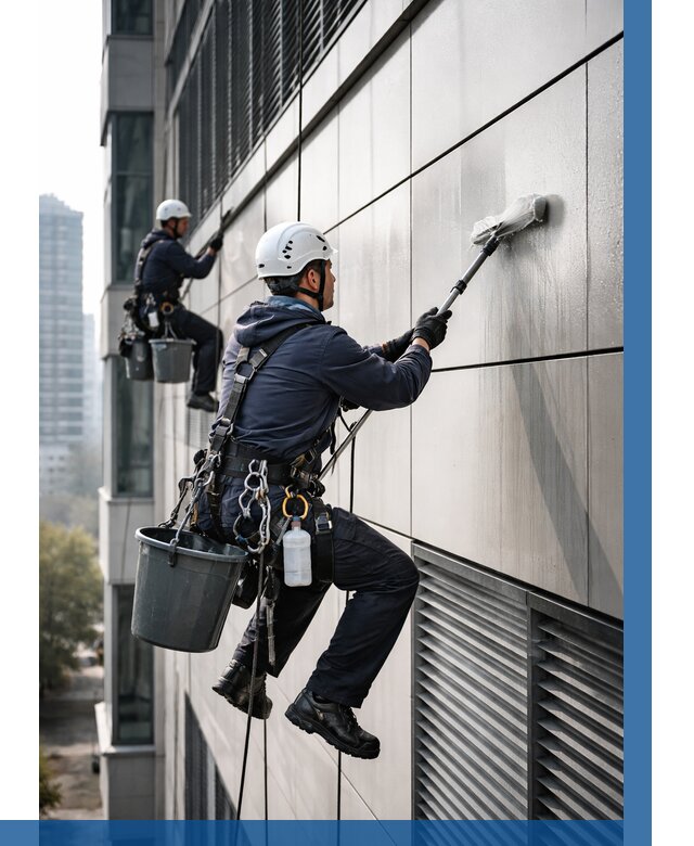 Мойка вентилируемого фасада в Домодедове от 263 р. | ВЫСОТНИК-Дмд