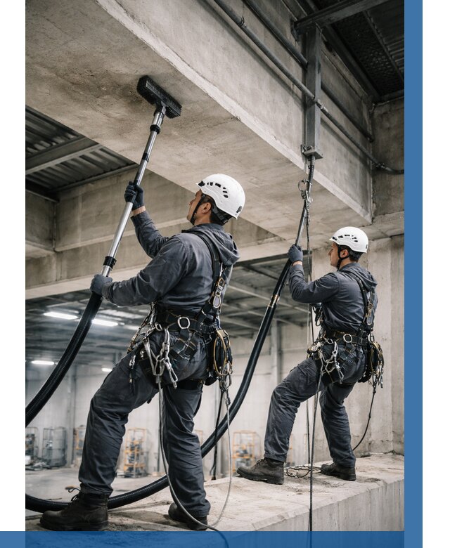 Обеспыливание потолочных конструкций в Домодедове от 263 р. |ВЫСОТНИК-Дмд