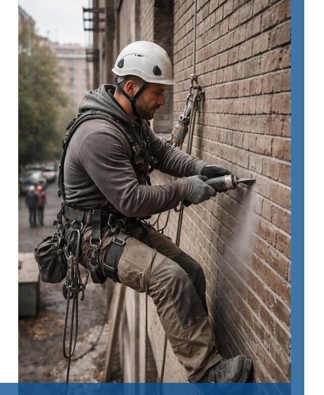 Расшивка кирпичных швов в Домодедове от 632 р. | ВЫСОТНИК-Дмд