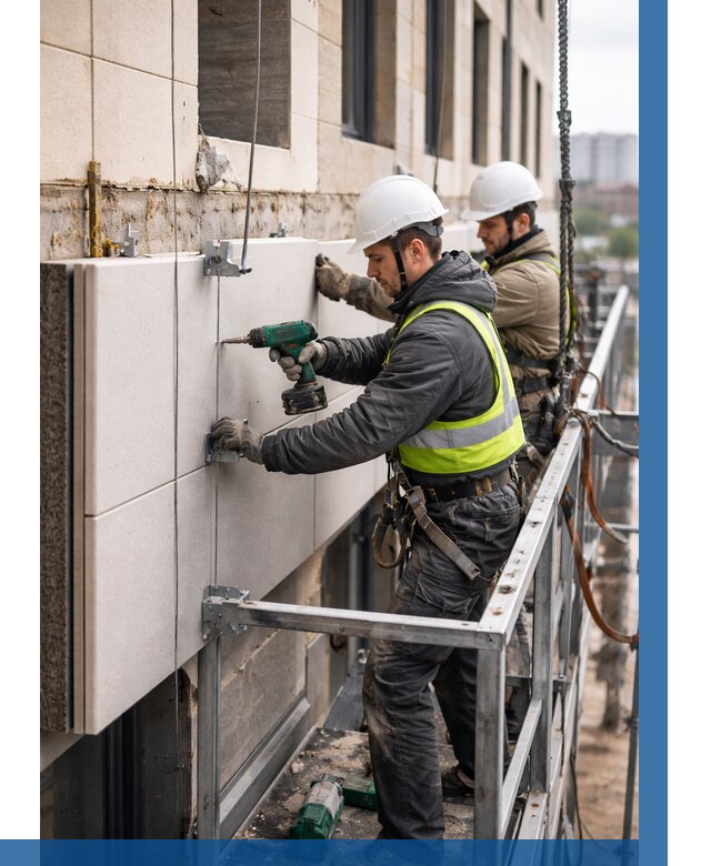 Монтаж фасадных термопанелей в Домодедове от 1579 р. | ВЫСОТНИК-Дмд