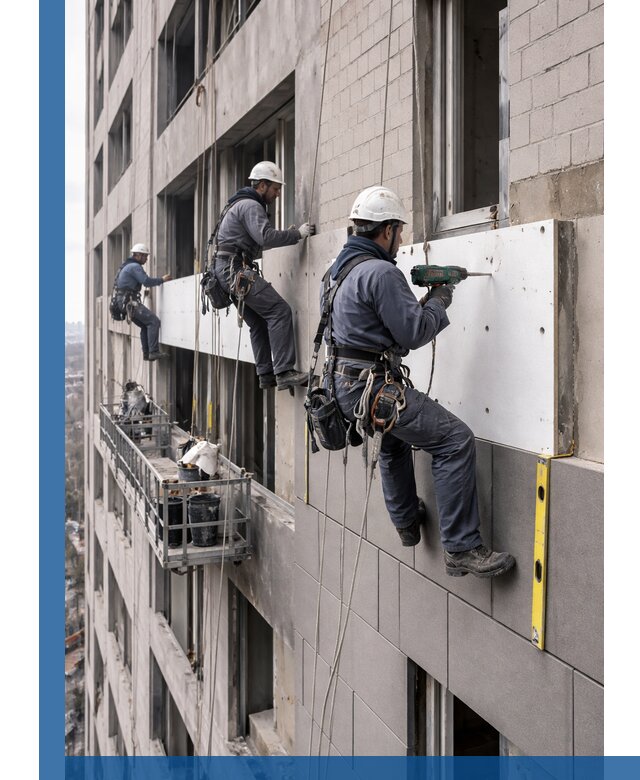 Монтаж фасадных термопанелей высокого качества в Домодедове