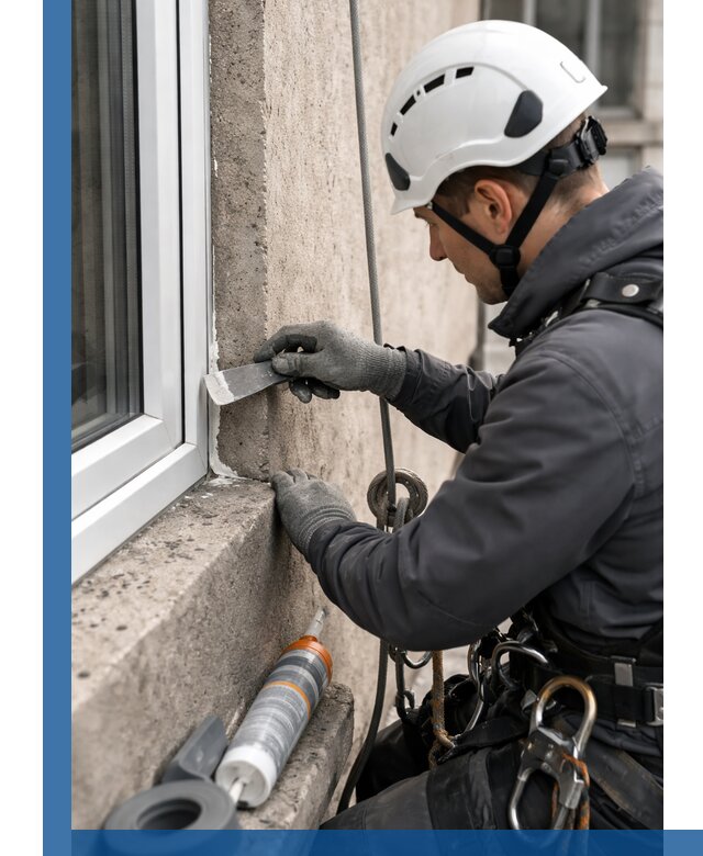 Герметизация монтажных швов окон в Домодедове с гарантией качества