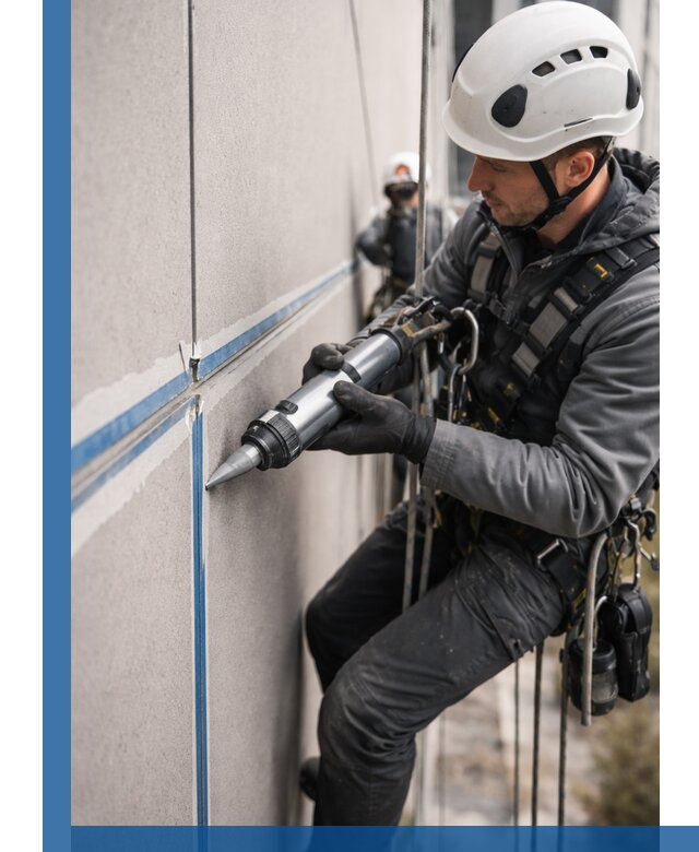 Герметизация стыков фасадных панелей в Домодедове качественно и быстро