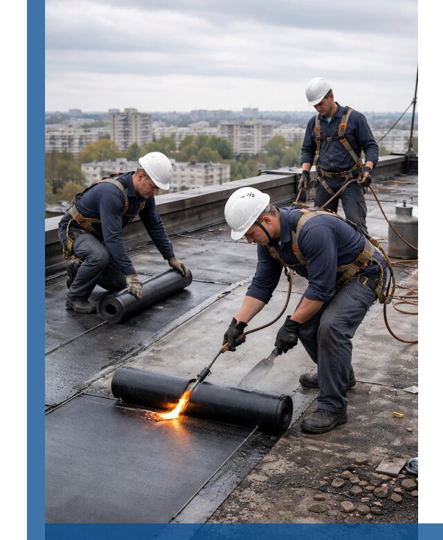 Ремонт наплавляемой кровли в Домодедове качественно и надежно