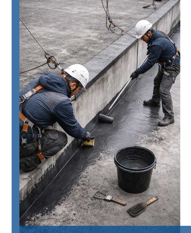 Гидроизоляция кровли жидкой резиной профессионально в Домодедове