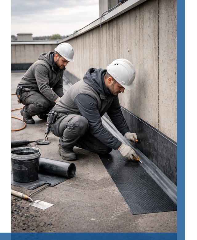 Гидроизоляция примыканий на кровле в Домодедове от 947 р. | ВЫСОТНИК-Дмд