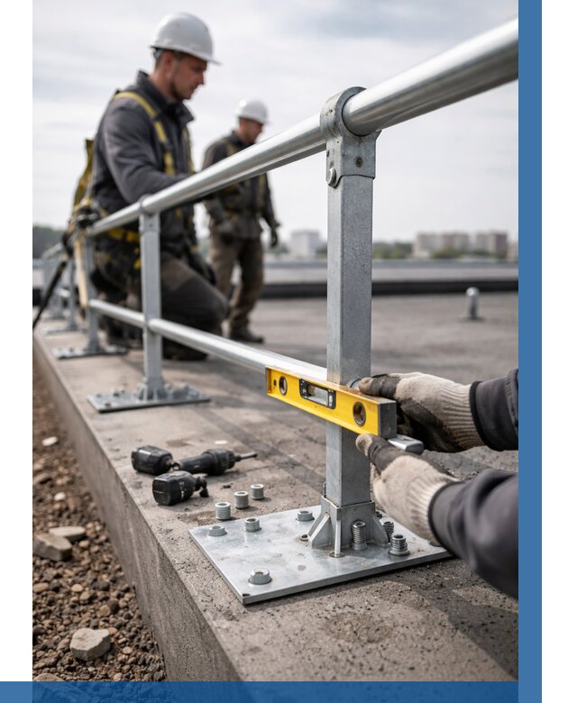 Монтаж кровельного ограждения в Домодедове от 1263 р. | ВЫСОТНИК-Дмд