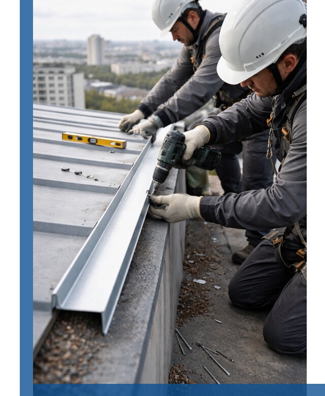 Монтаж капельника на кровле в Домодедове с гарантией качества