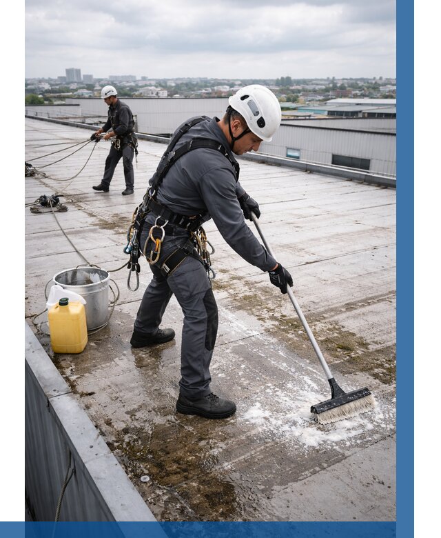 Очистка крыши по графику в Домодедове от 7895 р. | ВЫСОТНИК-Дмд