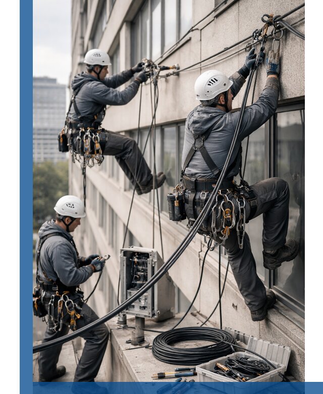 Прокладка оптоволоконного кабеля в Домодедове под ключ с тестированием