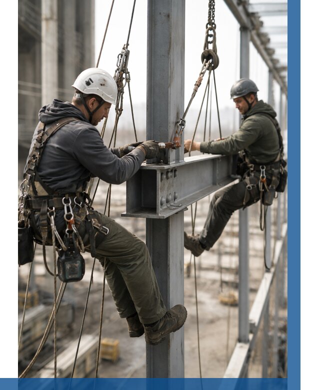 Монтаж металлоконструкций на высоте в Домодедове от 3684 р. | ВЫСОТНИК-Дмд