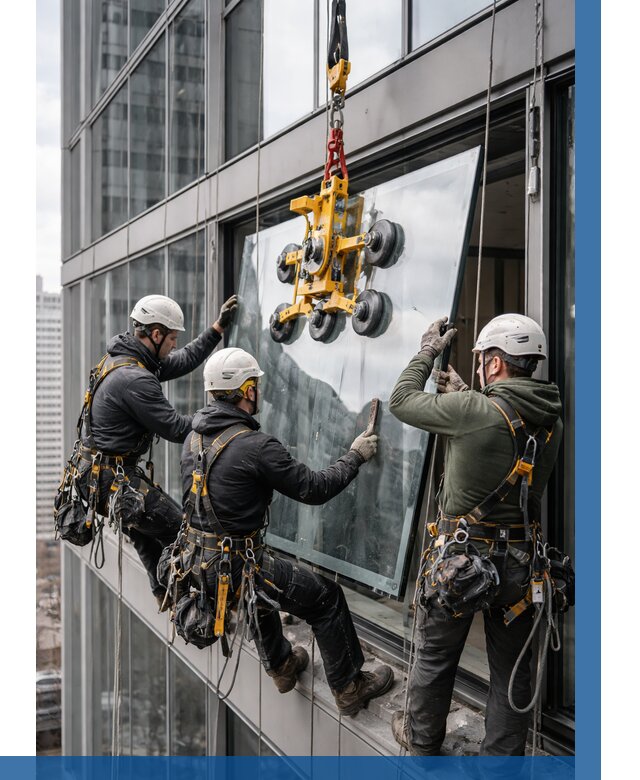 Фасадное остекление зданий под ключ в Домодедове от 10526 р. | ВЫСОТНИК-Дмд