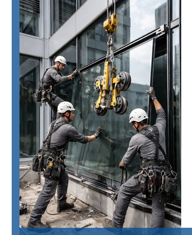 Структурное остекление фасадов в Домодедове монтаж и обслуживание