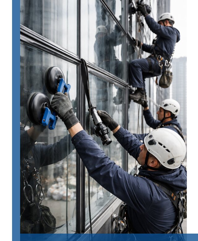 Радиусное остекление фасадов под ключ в Домодедове с гарантиями