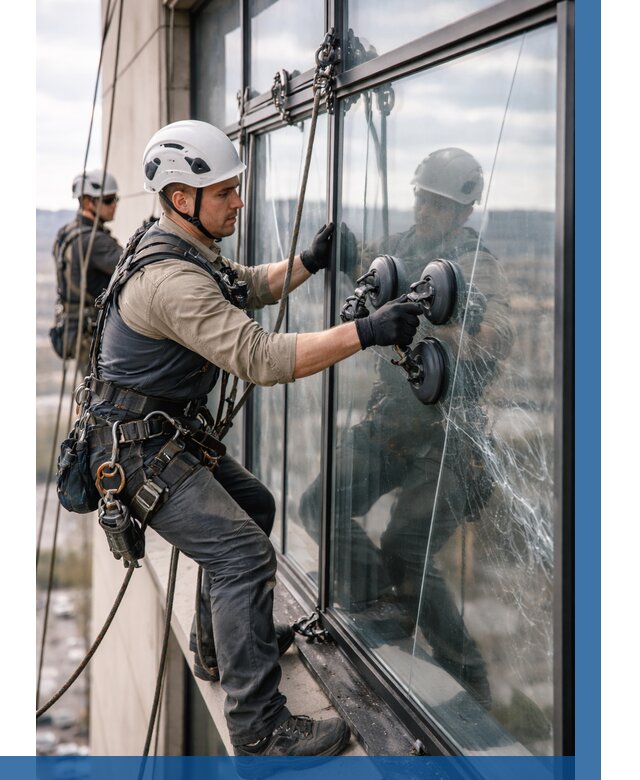 Замена стекла в витраже в Домодедове под ключ от 8947 р. | ВЫСОТНИК-Дмд