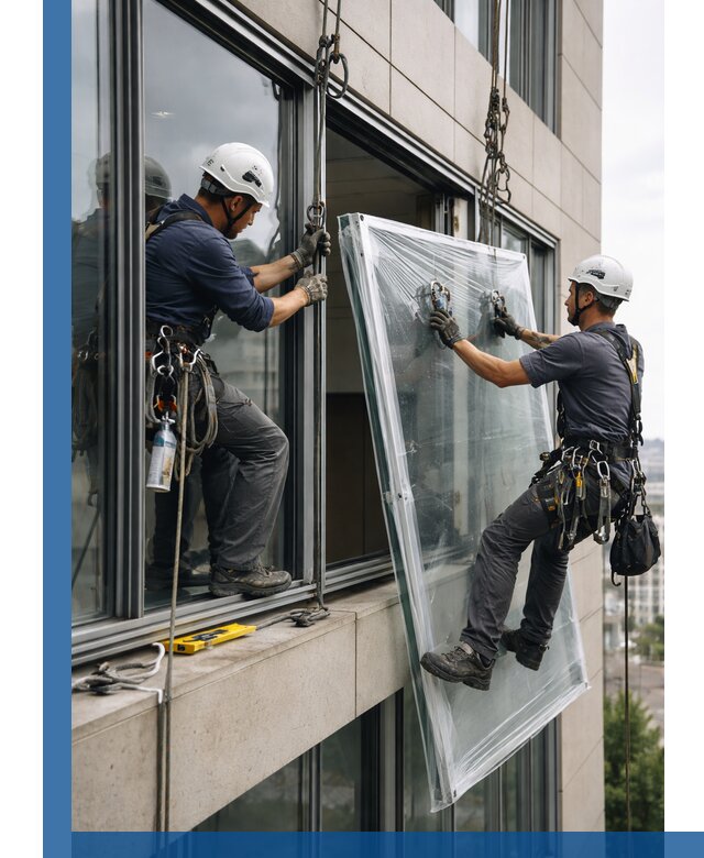 Профессиональная замена стекла в витраже в Домодедове с гарантией