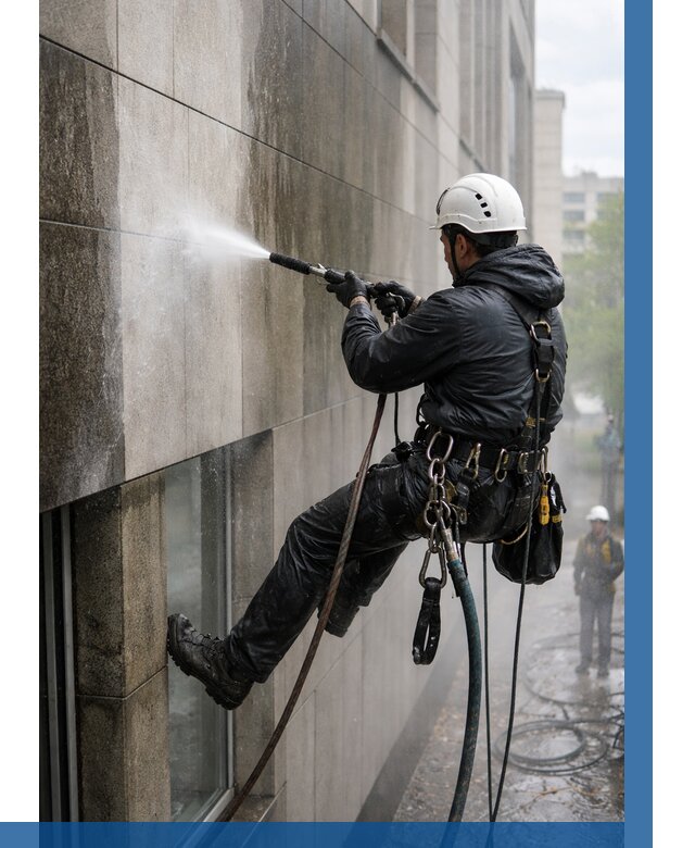 Гидроструйная очистка поверхностей в Домодедове от 895 р. | ВЫСОТНИК-Дмд