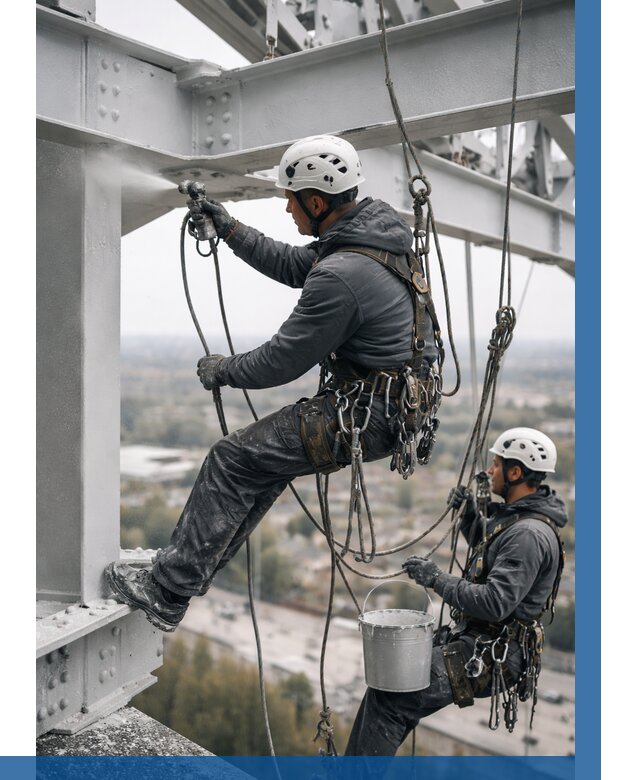 Покраска металлоконструкций на высоте в Домодедове 368 р |ВЫСОТНИК-Дмд