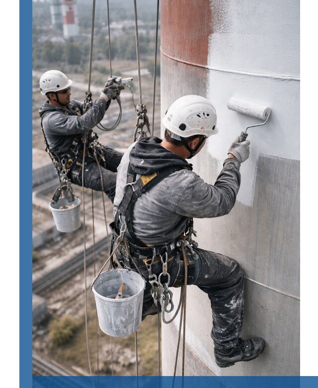 Покраска дымовых труб в Домодедове: антикоррозийная защита и восстановление