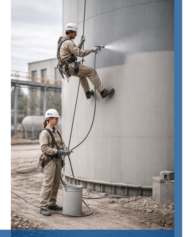 Покраска резервуаров в Домодедове от 1263 р. | ВЫСОТНИК-Дмд — заказать