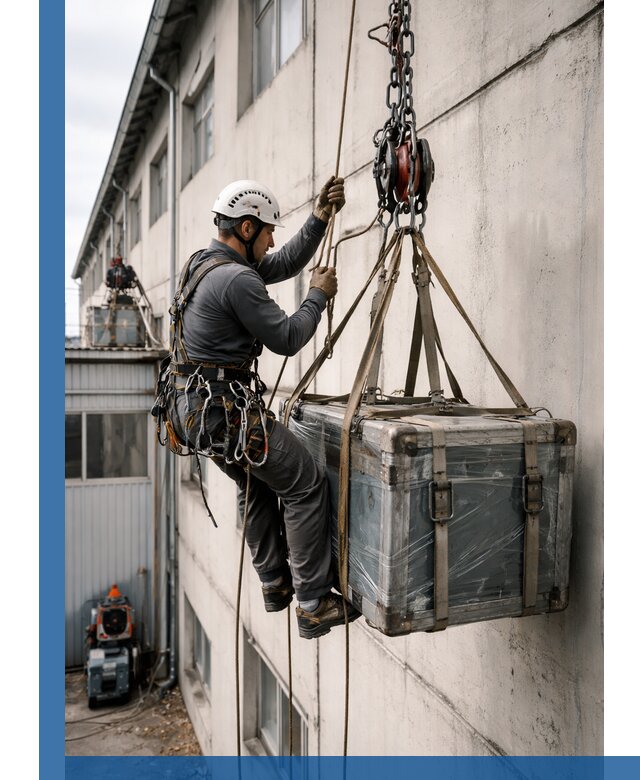 Подъем грузов на высоту в Домодедове для промышленных объектов