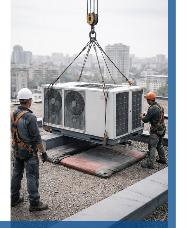 Подъем груза на крышу в Домодедове от 5263 р. | ВЫСОТНИК-Дмд заказать