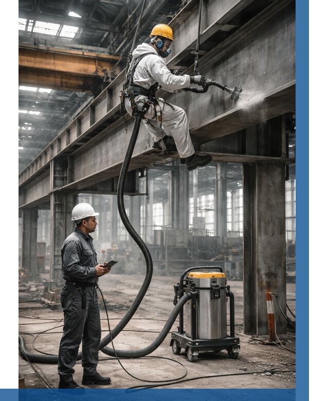 Обеспыливание конструкций в цехе в Домодедове от 4421 р. | ВЫСОТНИК-Дмд