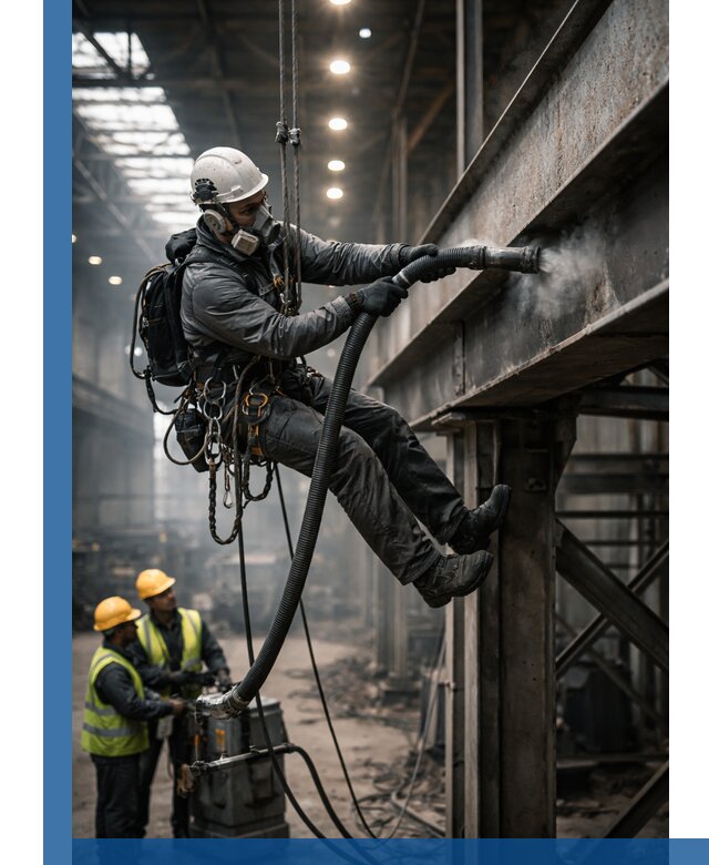 Обеспыливание конструкций в цехах промышленного производства в Домодедове