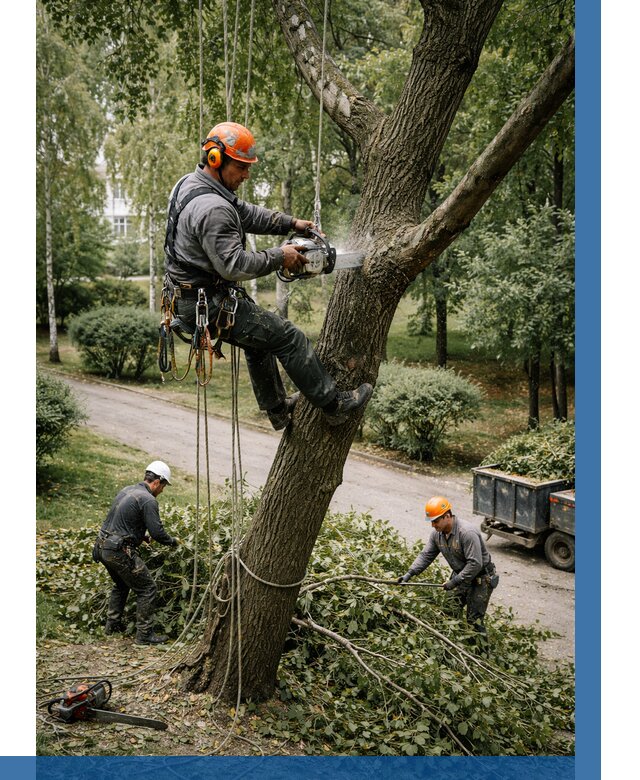 Кронирование деревьев в Домодедове от 6842 р. | ВЫСОТНИК-Дмд