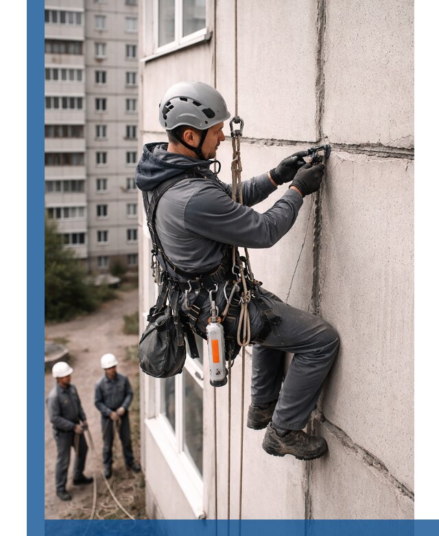 Обследование межпанельных швов и герметизация в Домодедове