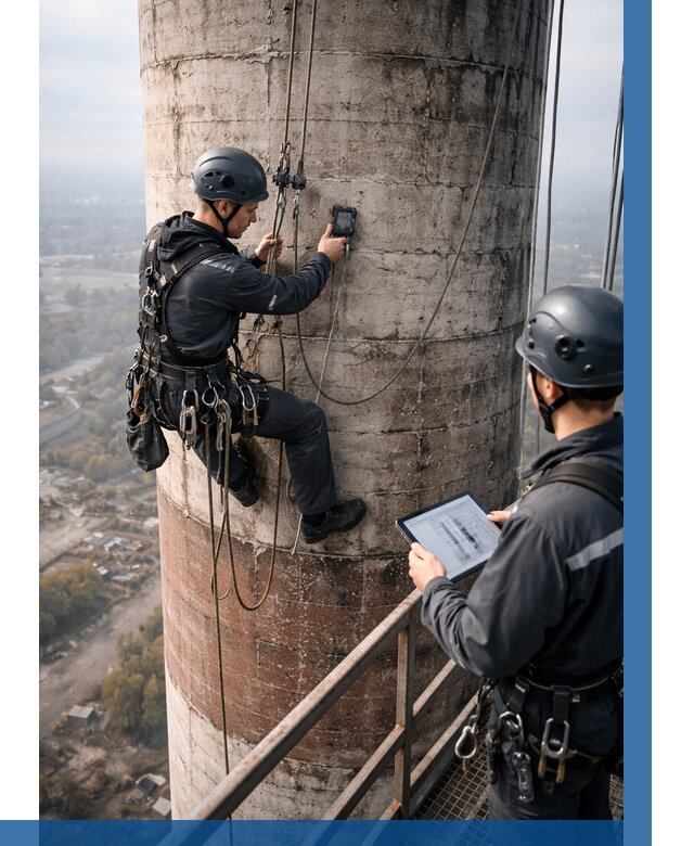 Обследование дымовой трубы в Домодедове от 8421 р. | ВЫСОТНИК-Дмд