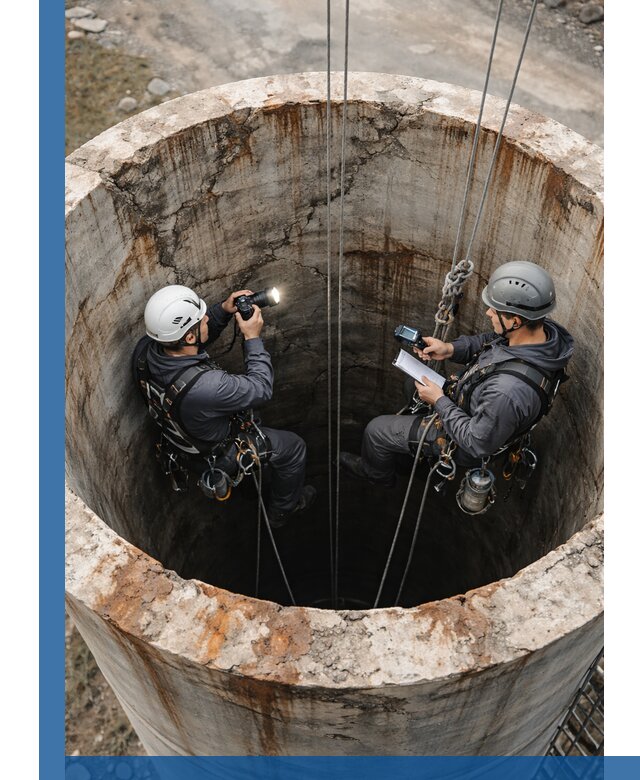 Обследование дымовой трубы: диагностика и оценка состояния в Домодедове